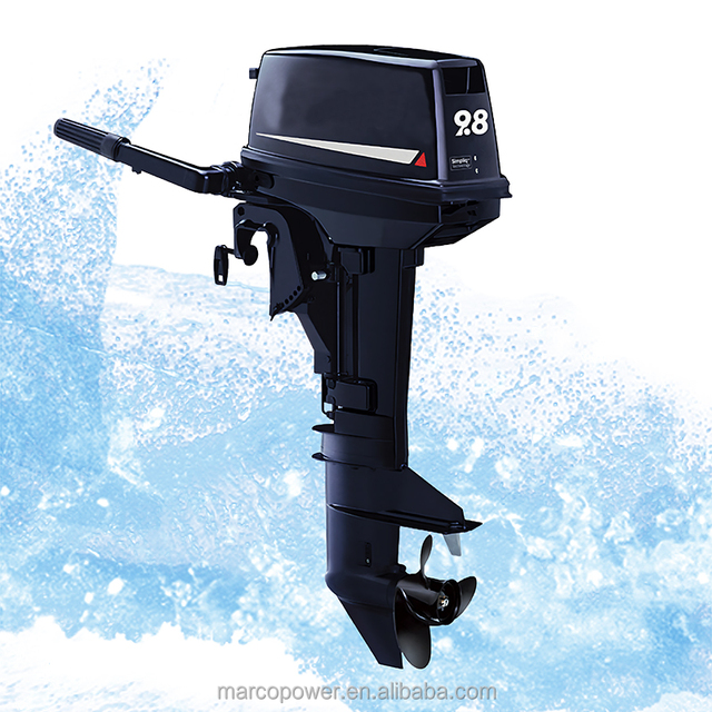China Version New 9.8HP Gasoline Marine Outboard Engine Tohatsu 2 Stroke for Small Boats Dinghies
