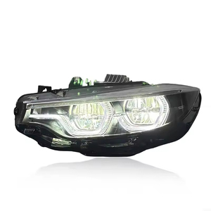 JY Auto LED Headlights for M4 F32 F36 F82 F80 V2 Style Yellow <b>and</b> White DRL <b>Plug</b> <b>Play</b> US Local Inventory LED Headlights LED Head - Product Image 3
