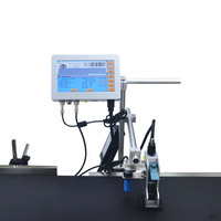 Automatic high resolution tij inkjet date printer Glass bottle batch code printing machine expiration date printer