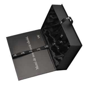 Custom logo rectangle rigid cardboard high quality bundle wig hair magnetic box packaging bags for hair
