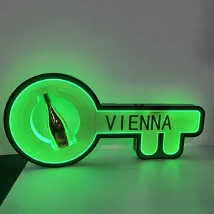 VIP Bottle The Key Sign Rechargeable RGB Glowing LED Bottle Holder Presenter