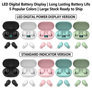 Auriculares inalámbricos A6S TWS con sonido de alta fidelidad, control táctil, Bluetooth 5,0, indicador LED de batería, 5 colores disponibles - Product Image 5