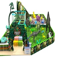 Qiyuan World - Castillo Inflable Temático de Dinosaurios, de Aluminio, Comercial, para Interiores, de Alta Seguridad, Color Personalizado, Diseño de Bosque