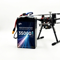 Batterie de drone 3000 kWh 12S 35000 mAh longue portée pour intercepteur humain, hélicoptère et véhicule aérien sans pilote