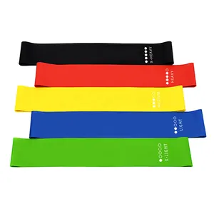 Resistance Bands Exercise Workout Bands for Women and Men 5 Set of Stretch Bands for Booty Legs