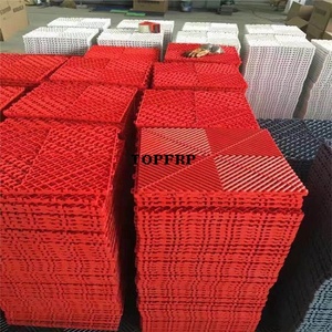 Modular Interlocking <b>Plastic</b> Vented Floor <b>Tiles</b> for Detailing and Workshops - Product Image 4