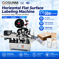 Machine d'étiquetage automatique GOSUNM pour sachets de café, étiquettes pour sacs en papier et en plastique, avec alimentateur automatique