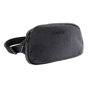Sac banane vintage pour femme en nylon Loxy gris clair, résistant à l'eau, pour le jogging, les sports de plein air, minimaliste, écologique et tendance - Product Image 4