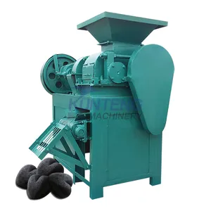 Máquina de fabricação de pequena escala, venda quente de pequena escala elétrica concha de coco de madeira agrícola resíduos de biomassa carvão briquetas