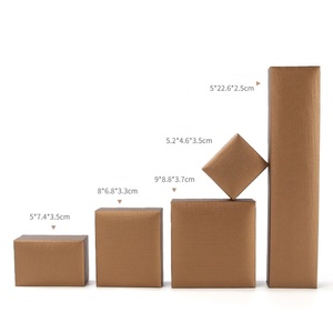 Custom Logo PU Leather Velvet & Paper Rectangle Jewelry <b>Box</b> Modern Style <b>Cheap</b> <b>Gift</b> Packaging - Product Image 2