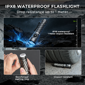Lampe torche EDC <span class=keywords><strong>Wurkkos</strong></span> TS26 Anduril 2.0, Nichia 519A, CRI élevé, 3400LM, Boost Driver, Power Bank 21700, RGB Aux, étanche IPX8 - Product Image 4