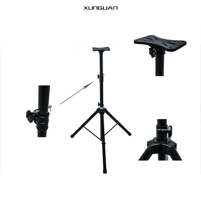 SP-19B High Quality Professional Metal Adjustable Height Speaker Stand Floor Tripod Holder