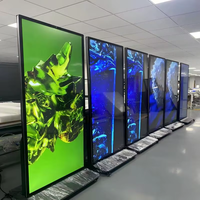 Affichage publicitaire numérique LCD 4K plein écran sur pied, écran tactile 10 points, vertical, pour magasin de détail, aéroport