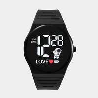 Montre de sport unisexe de dessin animé d'usine 2024, montre électronique LED astronaute, montre numérique pour femmes, hommes et enfants, cadeaux