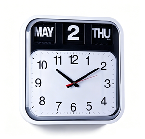<span class=keywords><strong>Horloge</strong></span> murale calendrier à feuillets mobiles - Product Image 1