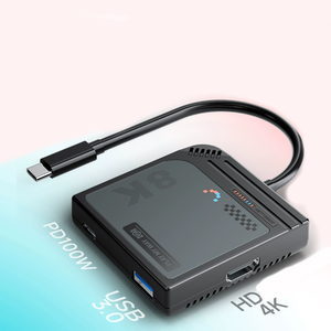 HD Mi Docking Station สำหรับ <span class=keywords><strong>Nintendo</strong></span> <span class=keywords><strong>SWITCH</strong></span> 2 /<span class=keywords><strong>oled</strong></span> HD Projector Converter และฐานขยายพร้อมสาย HD Mi - Product Image 4