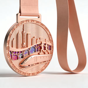 Medallas de Baile Personalizadas en 3D de Aleación de Zinc, Diseño de Premios de Competición en Blanco, Medallas de Metal Dorado, Plateado y Bronce para Baile <span class=keywords><strong>Latino</strong></span>, Ballet y Gimnasia - Product Image 4