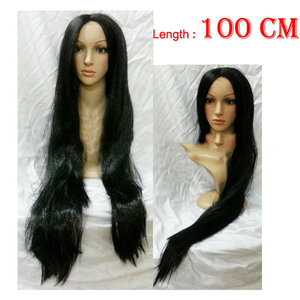 MPW-1048 fiesta negro <span class=keywords><strong>Rapunzel</strong></span> pelucas para Halloween - Product Image 3
