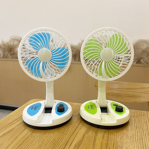 New Desktop <b>Fan</b> Rechargeable Foldable Stepless Speed Control <b>Quiet</b> High Airflow For Dormitory - Product Image 1