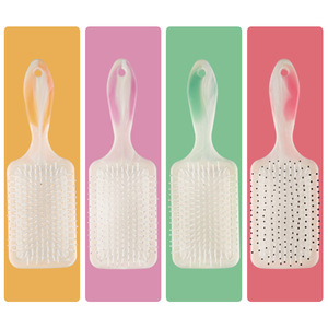 Wanmei Hair Massage Comb Plastic <b>Cushion</b> <b>Rectangular</b> For Hair Styling And Scalp Care - Product Image 3