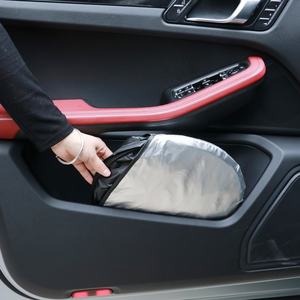 CHONGTENG, venta al por mayor, parasol de coche de tela <span class=keywords><strong>plegable</strong></span>, parabrisas delantero, parasol de reducción de calor para Tesla - Product Image 5
