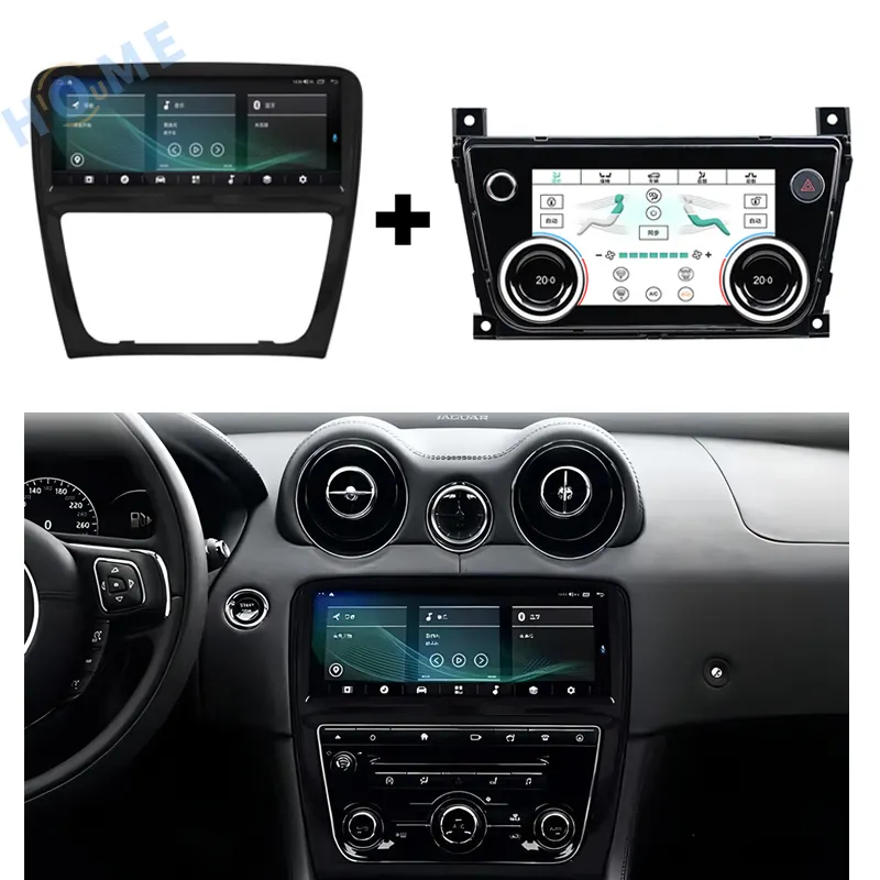 GPS navigasyon Android 11 8 + 128G araba radyo multimedya kafa ünitesi Stereo alıcı ekran için Jaguar XJ XJL XJR 2011-2018