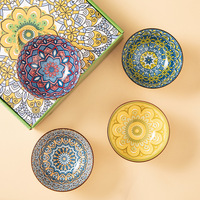 Ensemble de bols et de baguettes en céramique minimaliste bohème, vaisselle, 6 à 10 pièces, coffret cadeau pour l'ouverture d'un événement, style simple, porcelaine blanche