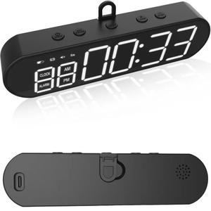 นาฬิกากีฬามินิแบบชาร์จได้หลายฟังก์ชันจับเวลาฟิตเนสอิเล็กทรอนิกส์แบบข้ามพรมแดนพร้อมตัวดูดแม่เหล็กสำหรับเทรนเนอร์ - Product Image 1