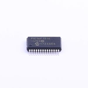 ไมโครคอนโทรลเลอร์ 8 บิต PIC16 PIC RISC หน่วยความจำแฟลช 14KB 3.3V/5V 28 ขา SSOP แบบหลอด PIC16F1516-I/SS - Product Image 1