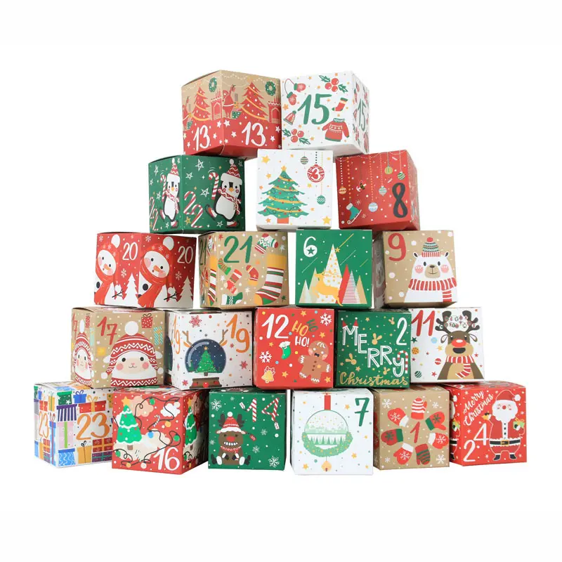 Benutzer definierte Mini Geburtstag Hochzeit rosa Weihnachten Papier Box Candy Geschenk Taschen Small Business für Geschenk