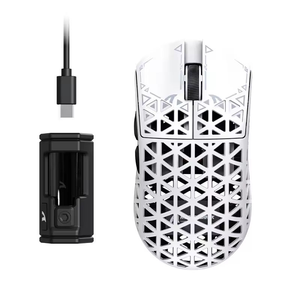 Saldırı köpekbalığı R5 Ultra karbon Fiber 39g kablosuz oyun faresi, PAW3950 tri-mod programlanabilir 8K Hz,42K DPI fareler - Product Image 1