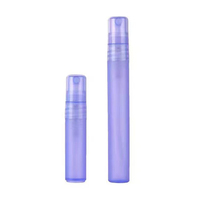 Flacon pulvérisateur miniature en plastique transparent coloré, rechargeable, anti-fuite, à brume fine, pour parfum et fragrance, idéal pour les voyages