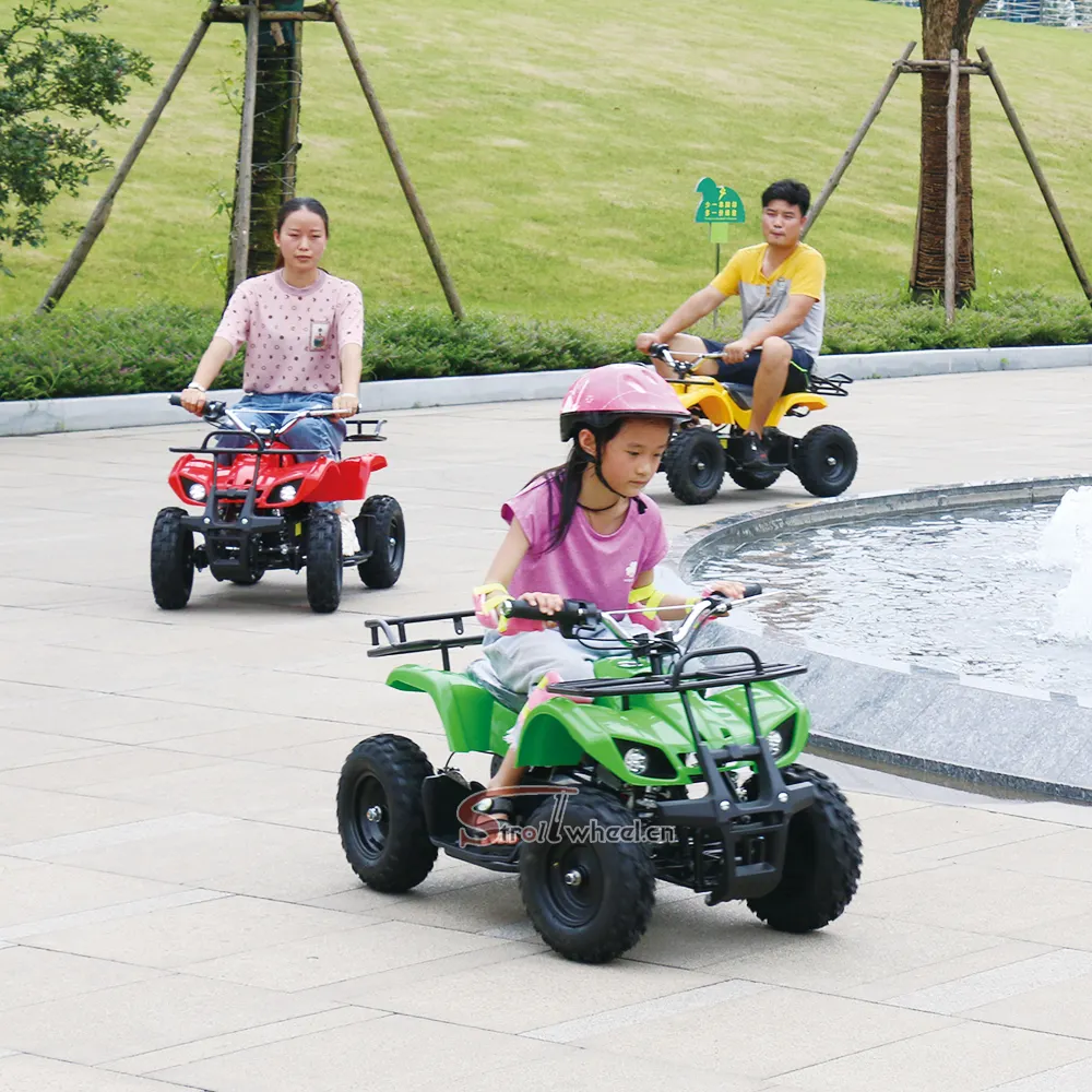 Yeni model yetişkin elektrikli atv 48v ucuz çocuklar elektrikli arazi aracı büyük tekerlek ile