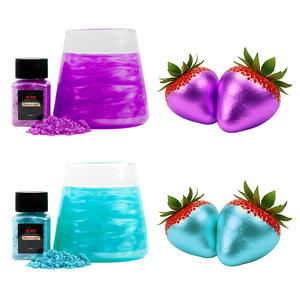 Kosher sertifikası ile şeker içecek kek dekorasyon için yenilebilir parlaklık toz mika tozu - Product Image 3