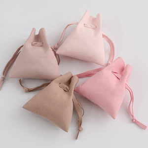 Bán Buôn Sợi Nhỏ Đồ Trang Sức Nhỏ Đóng Gói <span class=keywords><strong>Pouch</strong></span> Với Logo Tùy Chỉnh Dây Kéo Quà Tặng Nhung Túi Bông Tai Vòng Cổ <span class=keywords><strong>Pouch</strong></span> Túi - Product Image 3