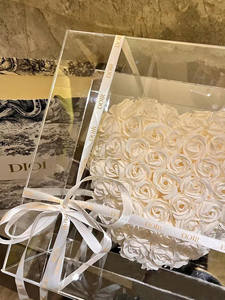 Cadeau d'anniversaire pour fille, meilleure amie, <span class=keywords><strong>rose</strong></span> éternelle haut <span class=keywords><strong>de</strong></span> gamme, coffret cadeau, bouquet fait main, petite amie, Saint-Valentin, Noël - Product Image 4