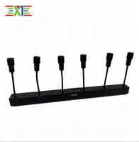 Systèmes d'éclairage de scène LED haute intensité avec contrôle DMX512, effets de lumière blanc chaud, projecteurs sans fil pour mariages