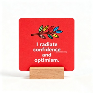 Chất Lượng Cao Inspirational Báo Giá Lo lắng Cứu Trợ Thẻ Sức Khỏe Tâm Thần Khẳng Định Thẻ Với Logo - Product Image 2