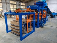 Machine à fabriquer des blocs de béton QT4-16, ligne de production de briques entièrement automatique, haute productivité, blocs creux à pression hydraulique