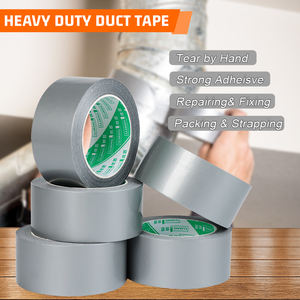 UJANG Low Moq Wholesale Private logo <strong>Adhesive</strong> <strong>Tape</strong> Waterproof Heavy Duty Repair Silver air Conditioner Cloth Duct <strong>Tape</strong> - Product Image 2
