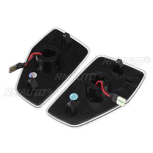 2 luces LED de señal de giro para Hummer H3 2005/2006-2010 H3T 2009-2010, luz de repetidor lateral, reflector, lámpara de guardabarros delantero - Product Image 4