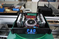 En stock CA9 2x600W Amplificateurs de puissance à boîtier métallique avec stéréo/mono/surround et XLR pour les petites performances sur scène