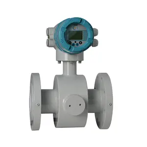 Electromagnetic Flowmeter Rs485 Sea Water Digital Sewage Water Magnetic Flow Meter DN50 DN80 Sensor Price