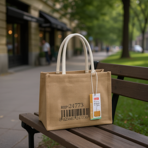 Borsa in tela multiuso Ilan 12x23x16 cm per uso quotidiano - Product Image 3