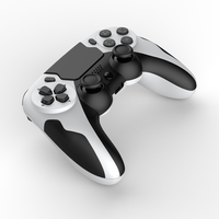 YLW Nuevo Control Inalámbrico Personalizado con Doble Vibración para Videojuegos y Gamepad para Juegos de PS4