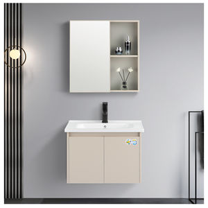 Penjualan terlaris khusus furnitur wastafel mode Modern kabinet cermin kamar mandi - Product Image 4