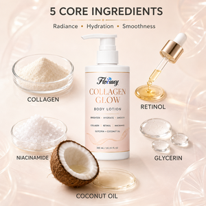 Lotion corporelle au collagène pour peaux sèches et squameuses, hydratation intense, prévention des gerçures, restauration de la douceur de la peau, marque privée OEM en gros - Product Image 2