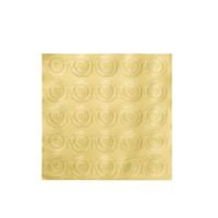 Autocollant adhésif doré mat gaufré avec logo, étiquette décorative cercle en relief tridimensionnel de haute qualité pour scellage