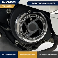 Cache-ventilateur de moteur rotatif en aluminium CNC, protection de radiateur pour Vespa Sprint 150 Primavera 150, pièces de modification