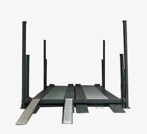 Peralatan layanan otomotif terbaik besar dan kecil 4 tiang pengangkat parkir mobil lebar ganda untuk garasi rumah dapat parkir 6 mobil - Product Image 6